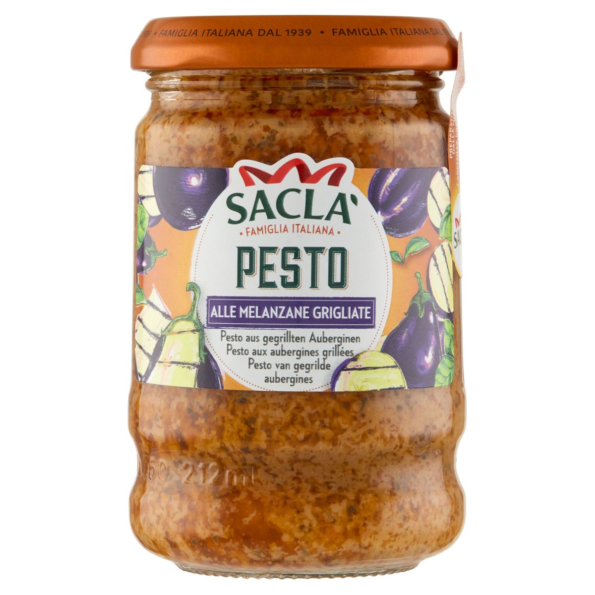 Sacla Pesto van Gegrilde Aubergines 190 g