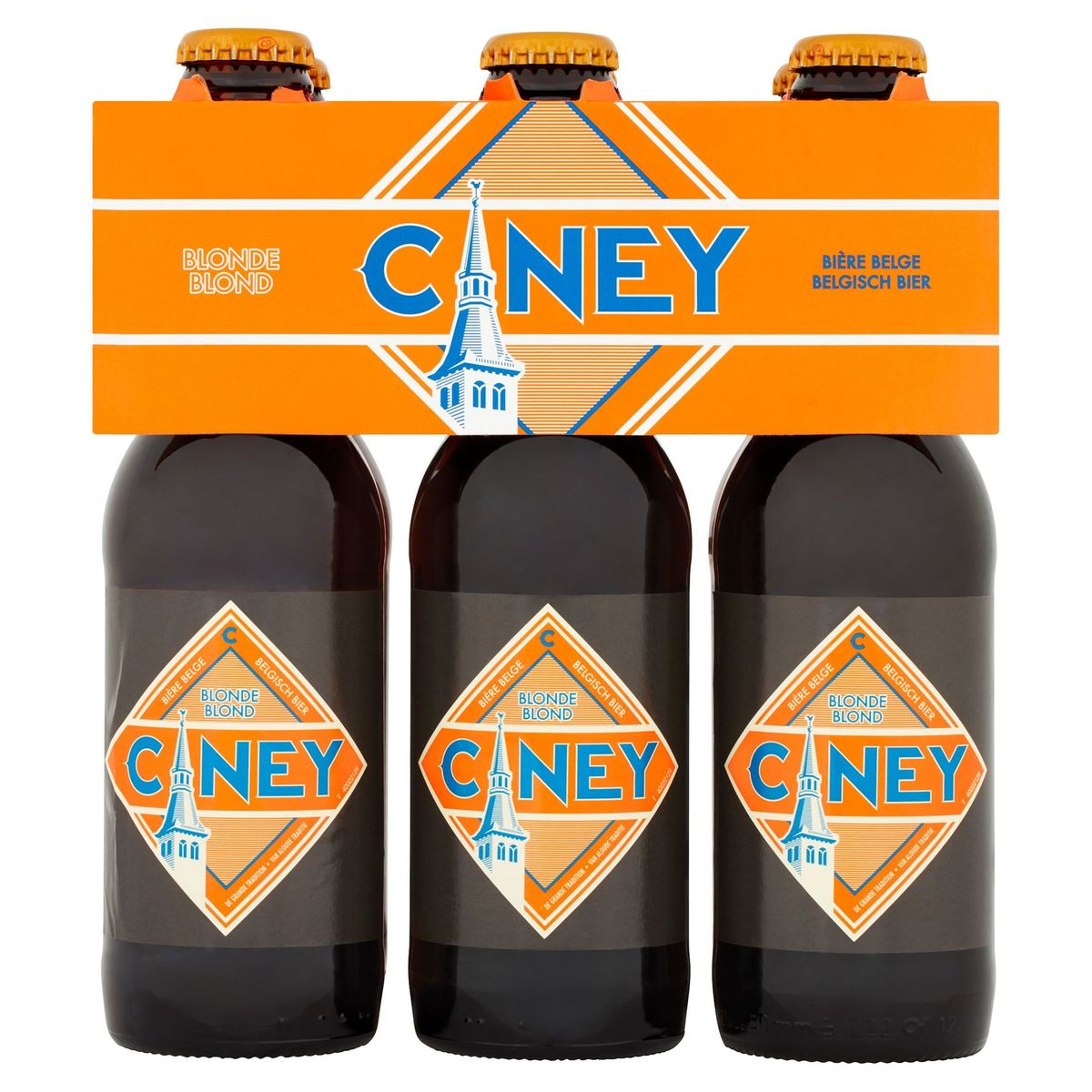 Ciney Abdijbier Blond 7% ALC 6 x 25 cl Fles