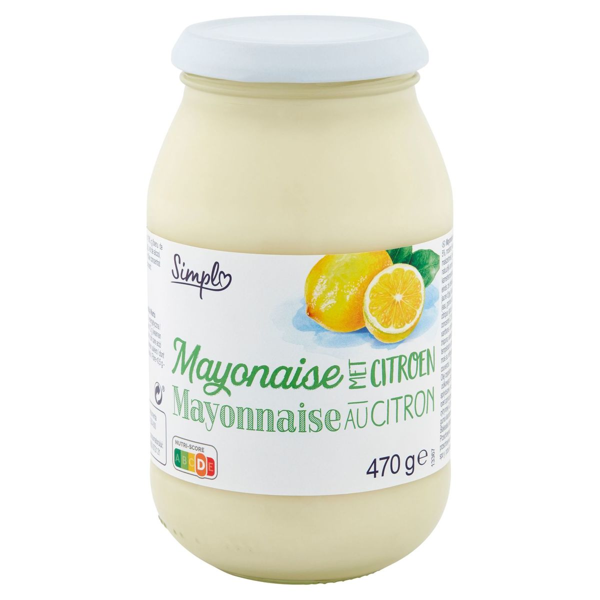 Simpl Mayonnaise au Citron 470 g