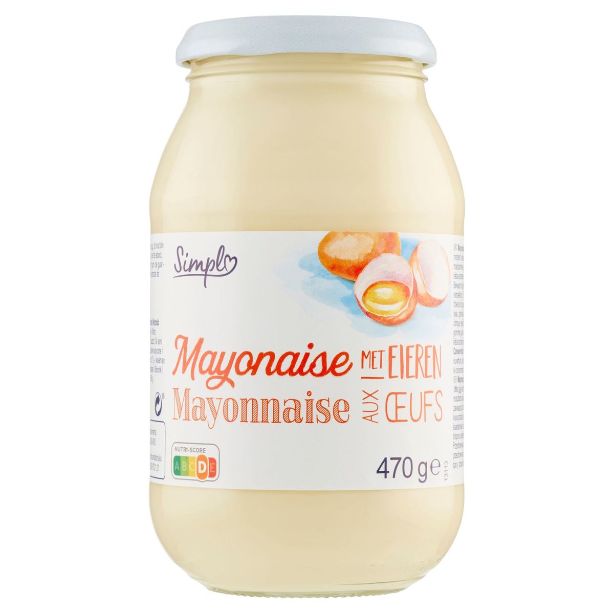 Simpl Mayonnaise aux Œufs 470 g Carrefour Site