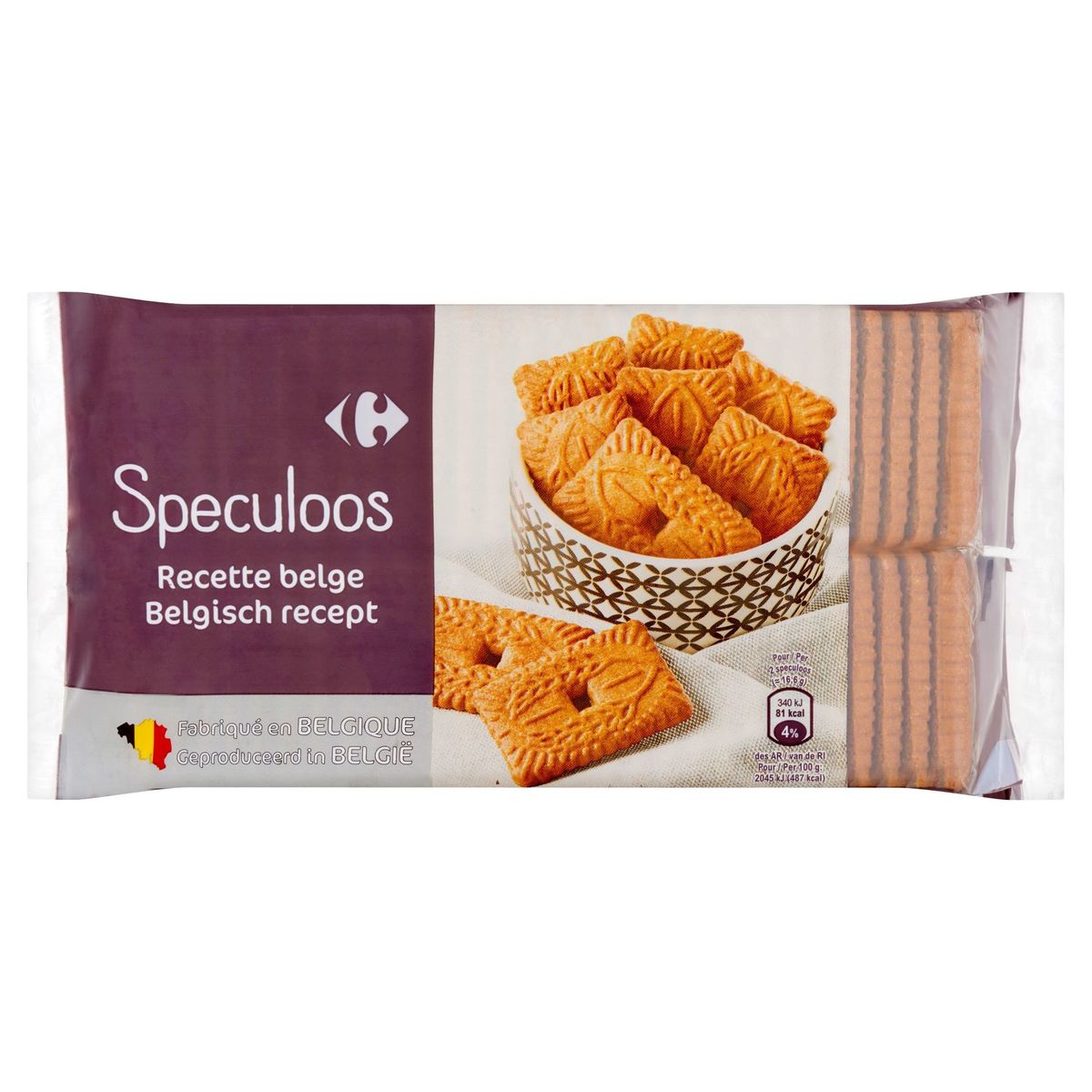 Carrefour Speculoos Recette Belge 2 x 250 g