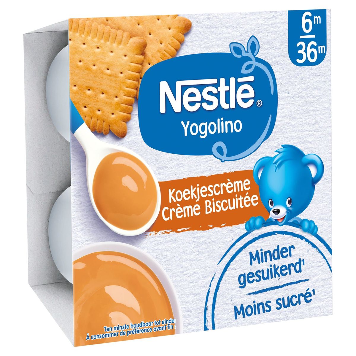 Nestlé Yogolino Koekjescrème 6M 36M 4 x 100 g