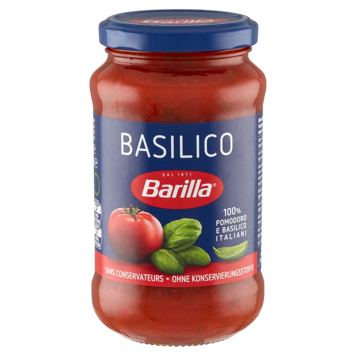 Barilla Tomatensaus voor Pasta Basilico  400g