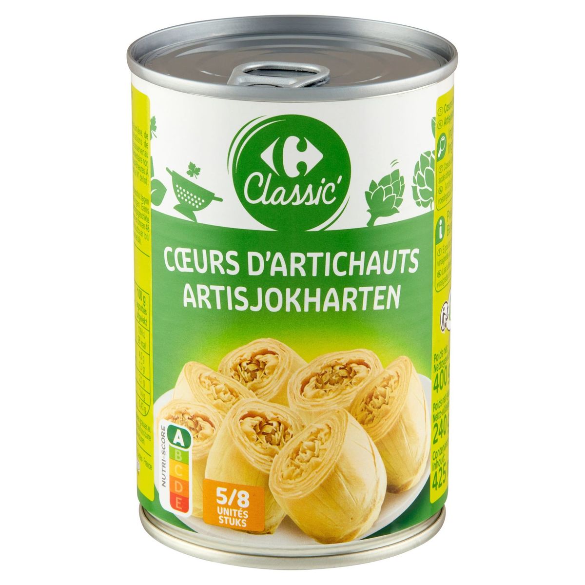 Carrefour Classic' Cœurs d'Artichauts 400 g