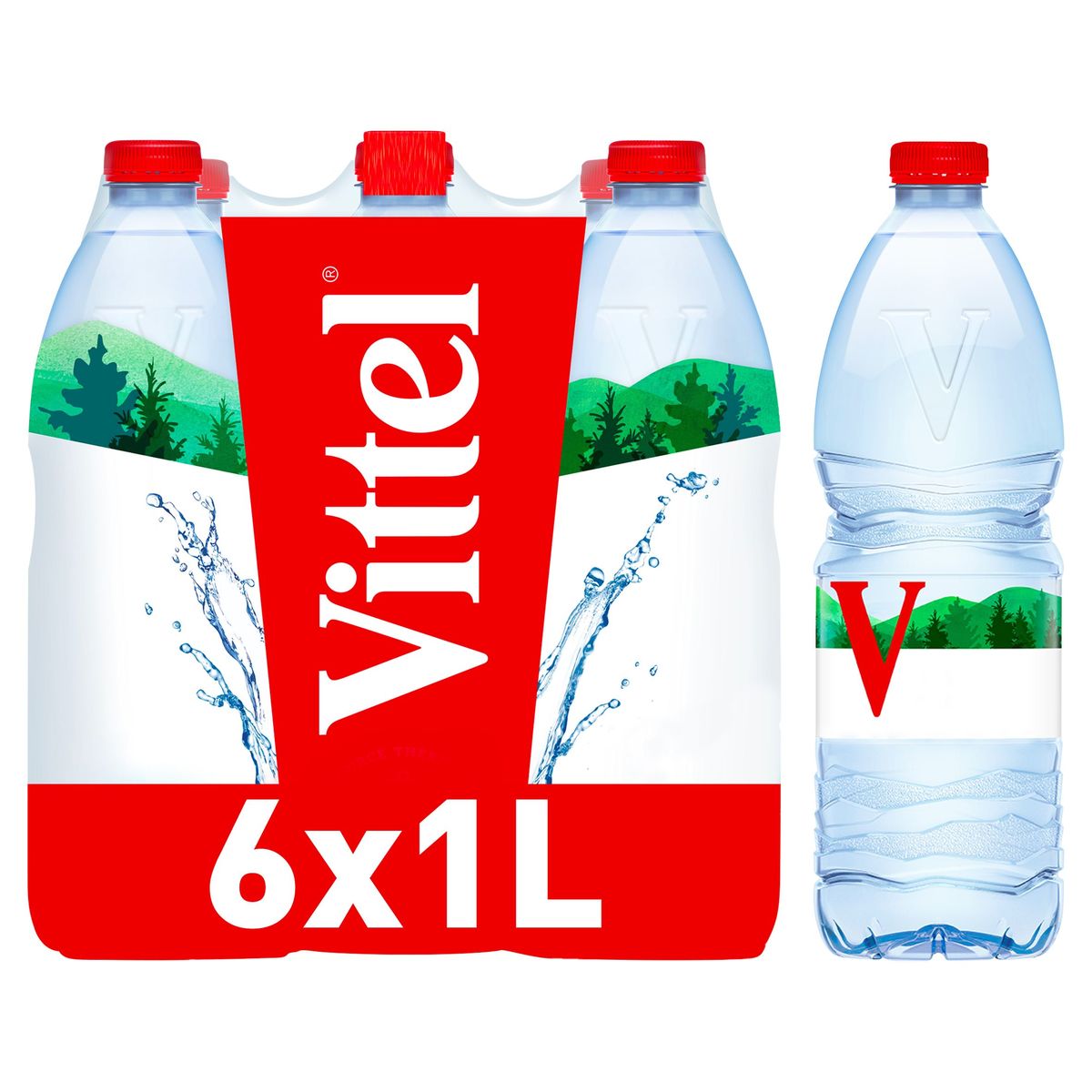 Vittel eau minérale naturelle non pétillante 6 x 1L