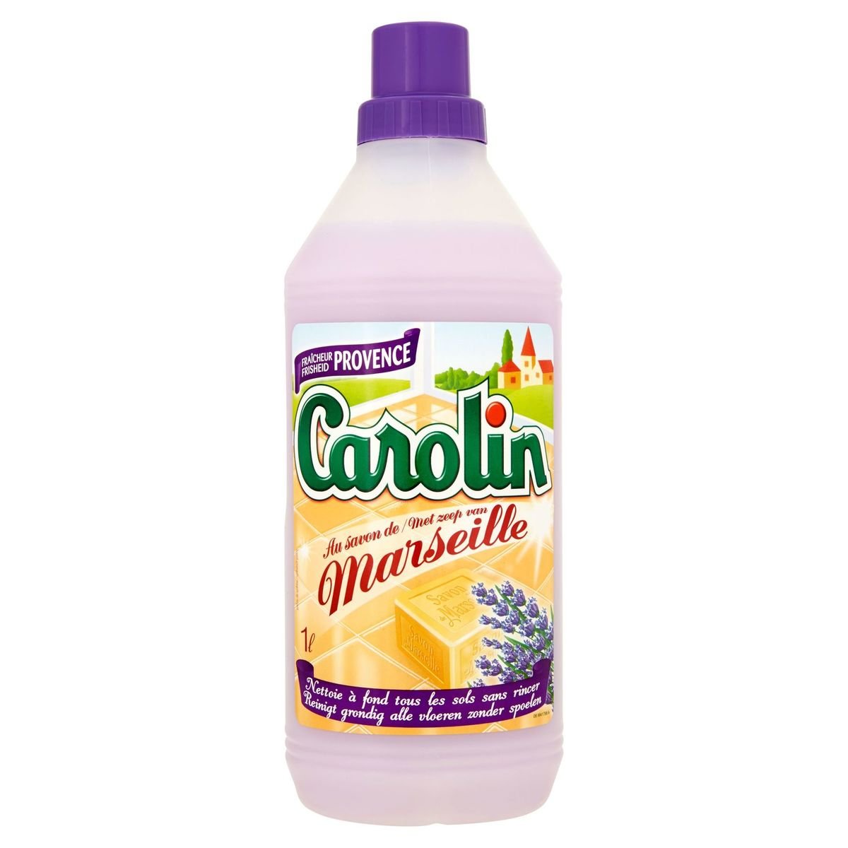 Carolin met zeep van Marseille Frisheid Provence 1 L