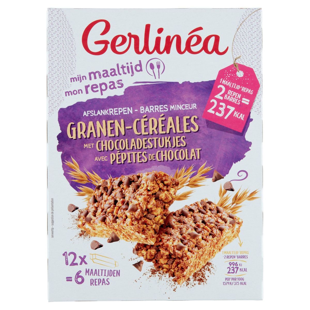 Gerlinéa Mon Repas Barres Minceur Céréales avec Pépites de ... Gerlinéa Mon Repas Barres Minceur Céréales avec Pépites de ...