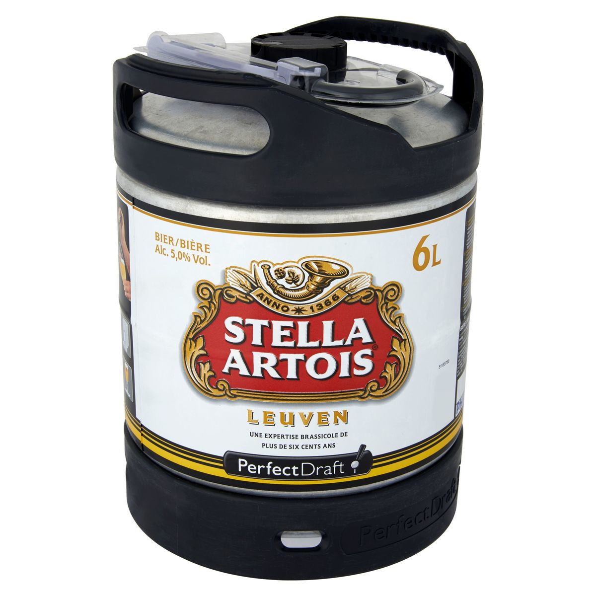 Stella Artois PerfectDraft Leuven Bière Fût Pression 6 L