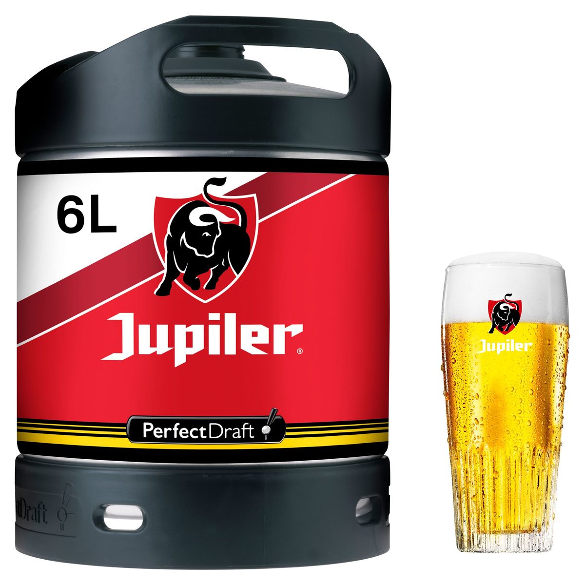 Jupiler Blond Bier Pils 5.2% Alc 6L PerfectDraft vat
