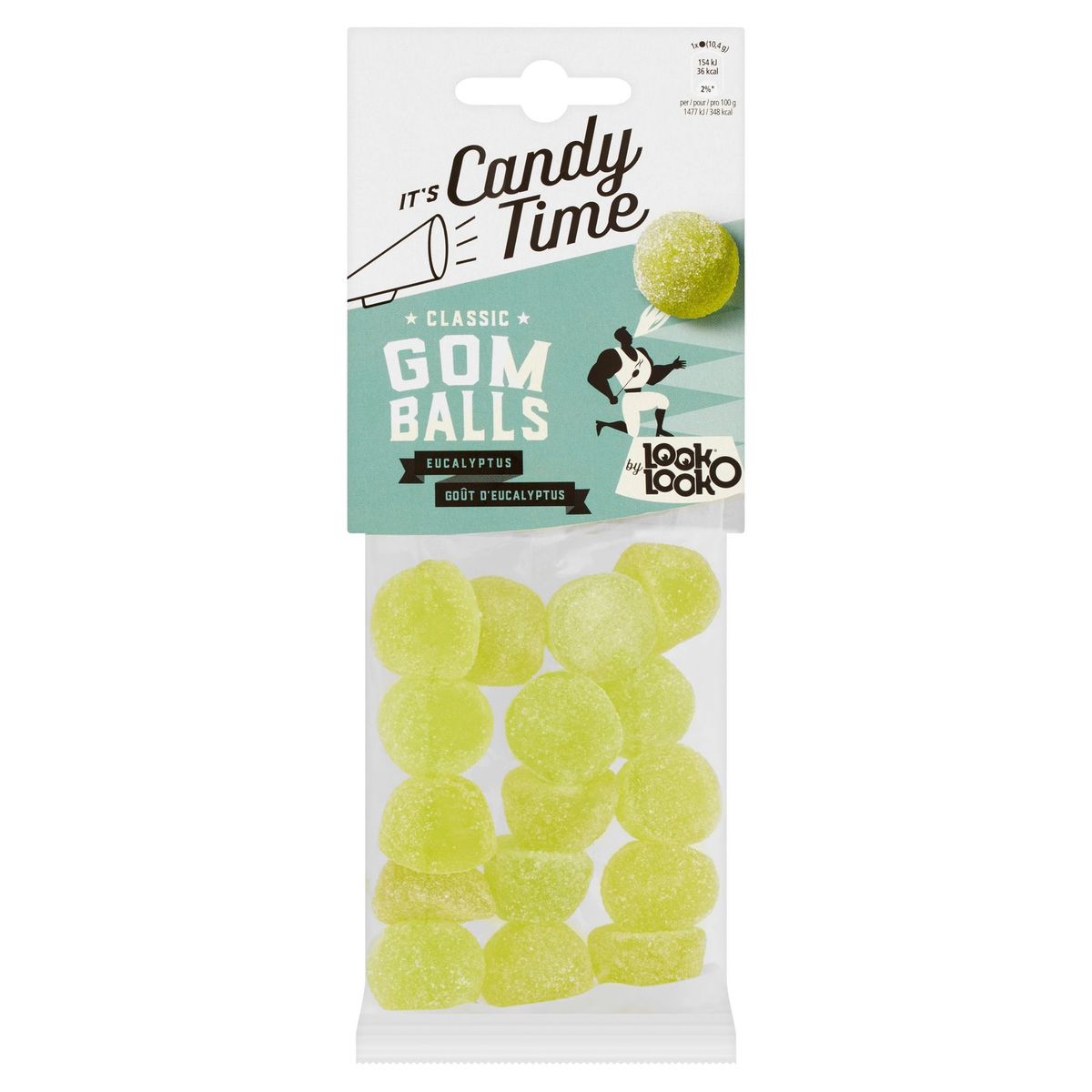 Candy Time Classic Gom Balls Eucalyptus 160 g Carrefour Site