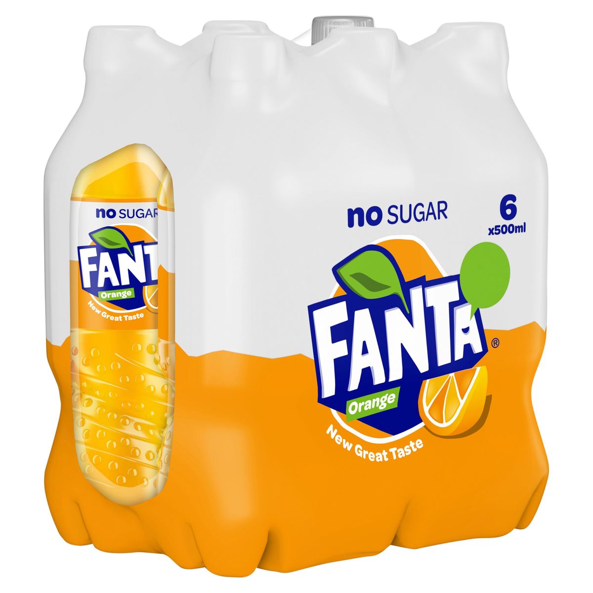 Fanta Orange Zero Lemonade 6 x 500 ml