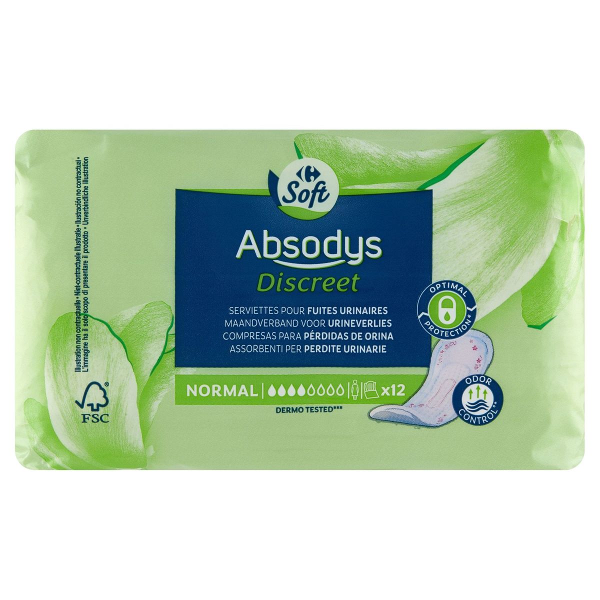 Carrefour Soft Absodys Discreet Fuites Urinaires Normal 12 Pièces