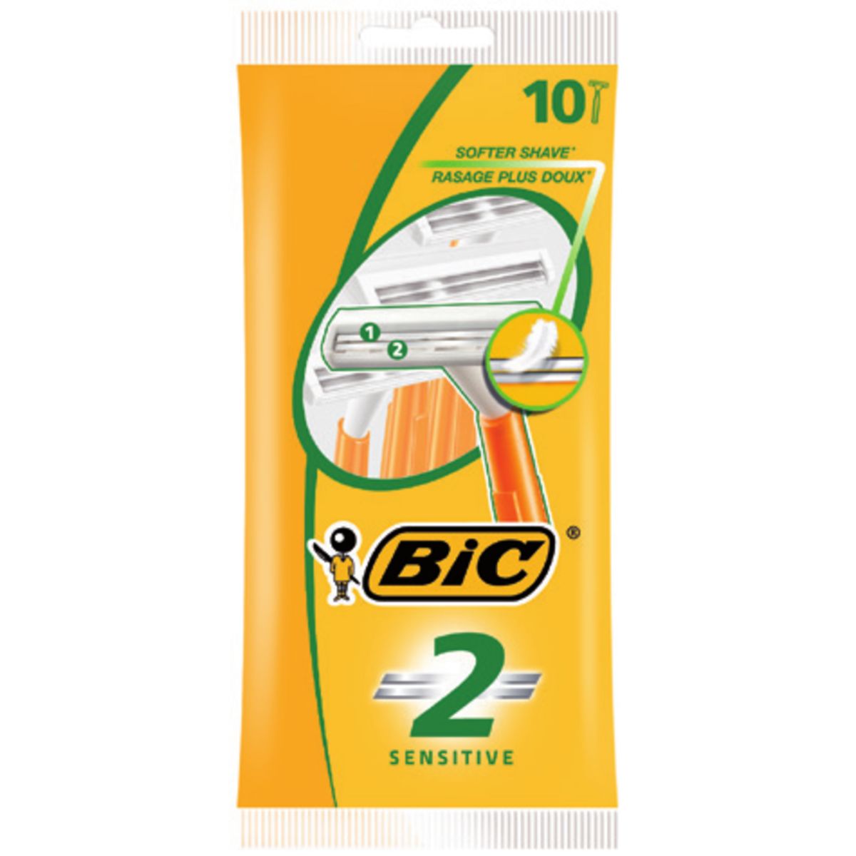 Bic 2 Sensitive 10 Pièces