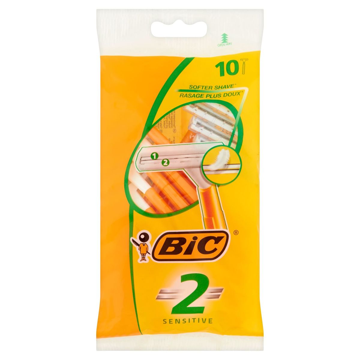 Bic 2 Sensitive 10 Pièces