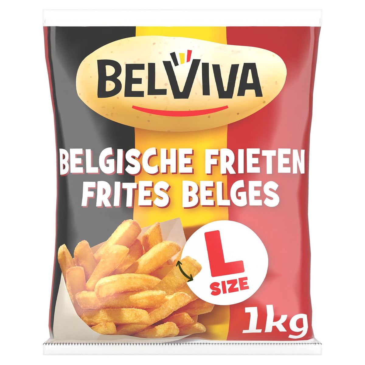 Belviva Frites Belges L Size 1 kg