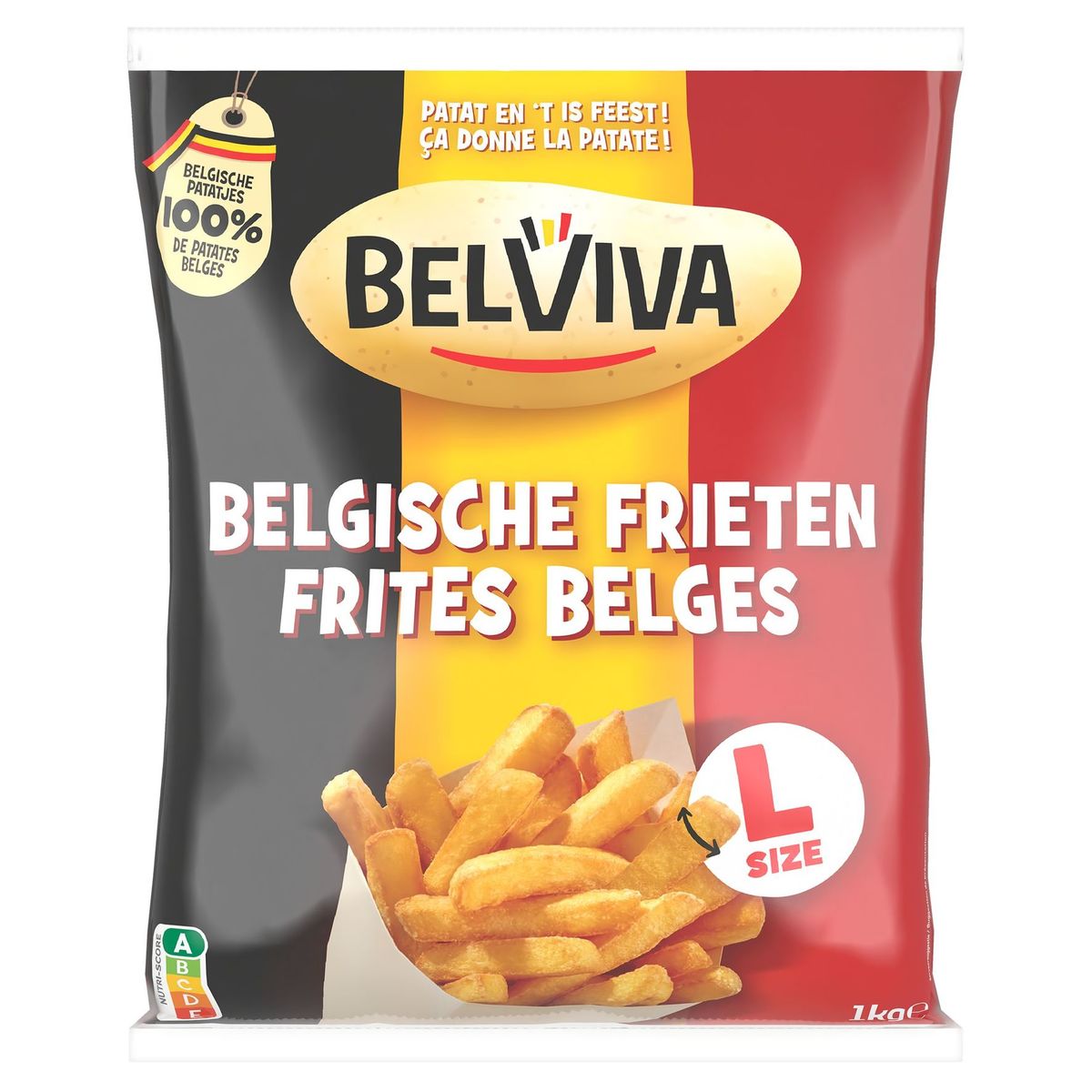 Belviva Belgische Frieten L Size 1 kg