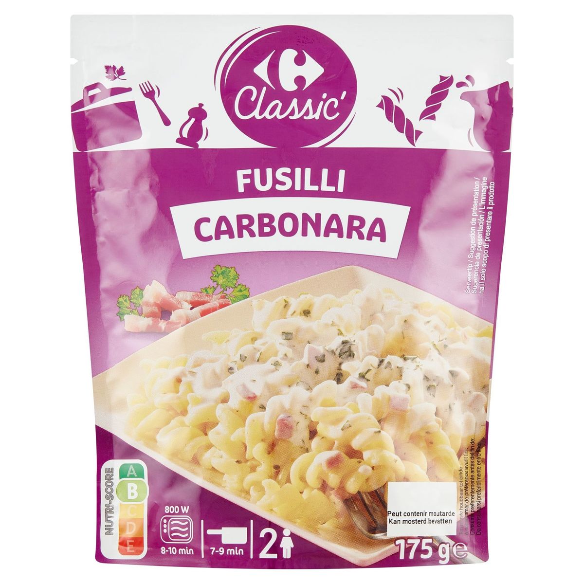 Carrefour Fettuccine Carbonara 175 g