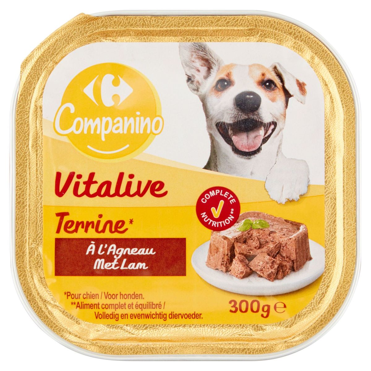 Carrefour Companino Vitalive Terrine à l'Agneau 300 g