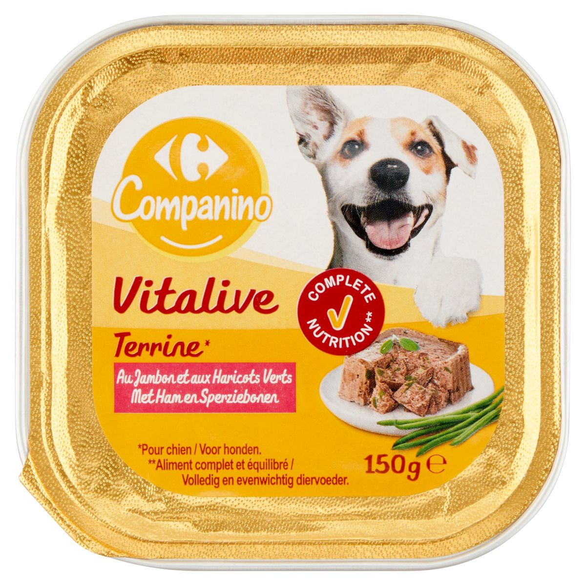 Carrefour Companino Vitalive Terrine met Ham en Sperziebonen 150 g