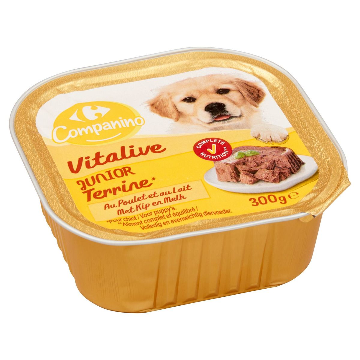 Carrefour Companino Vitalive Junior Terrine met Kip en Melk 300 g