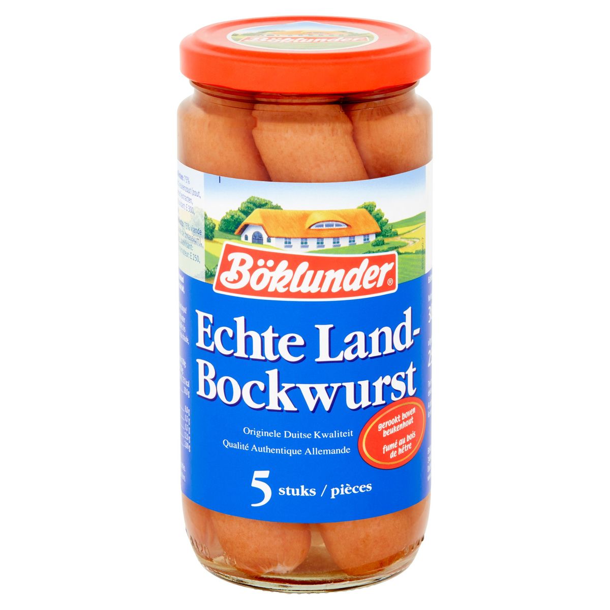 Böklunder Echte Land-Bockwurst 5 Pièces 380 g