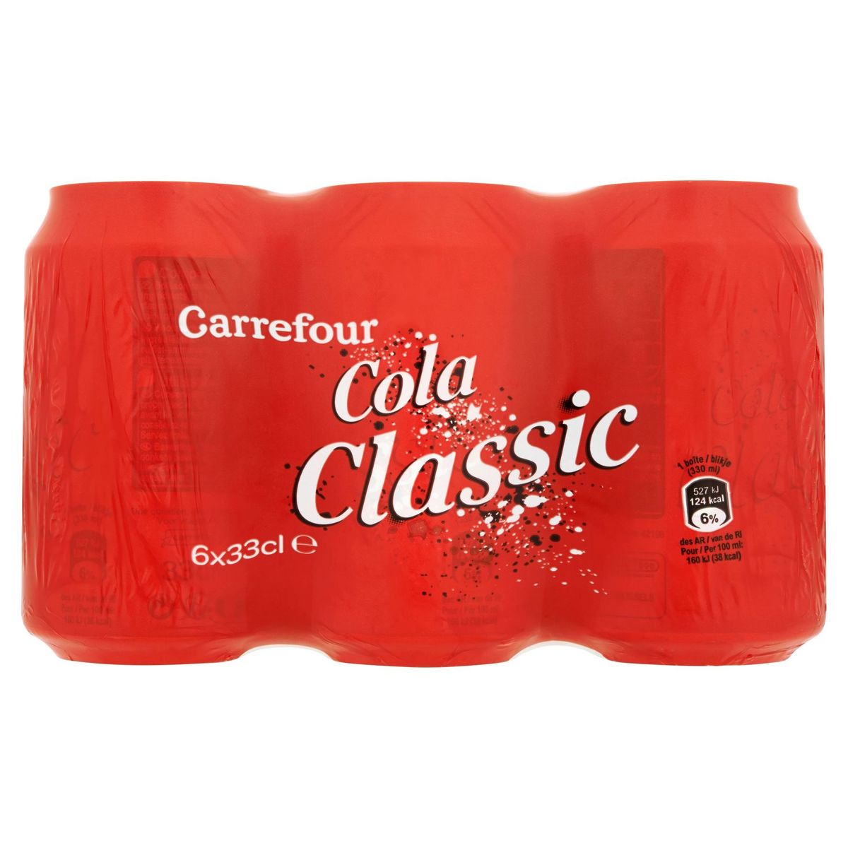 Carrefour Cola Classic 6 x 33 cl