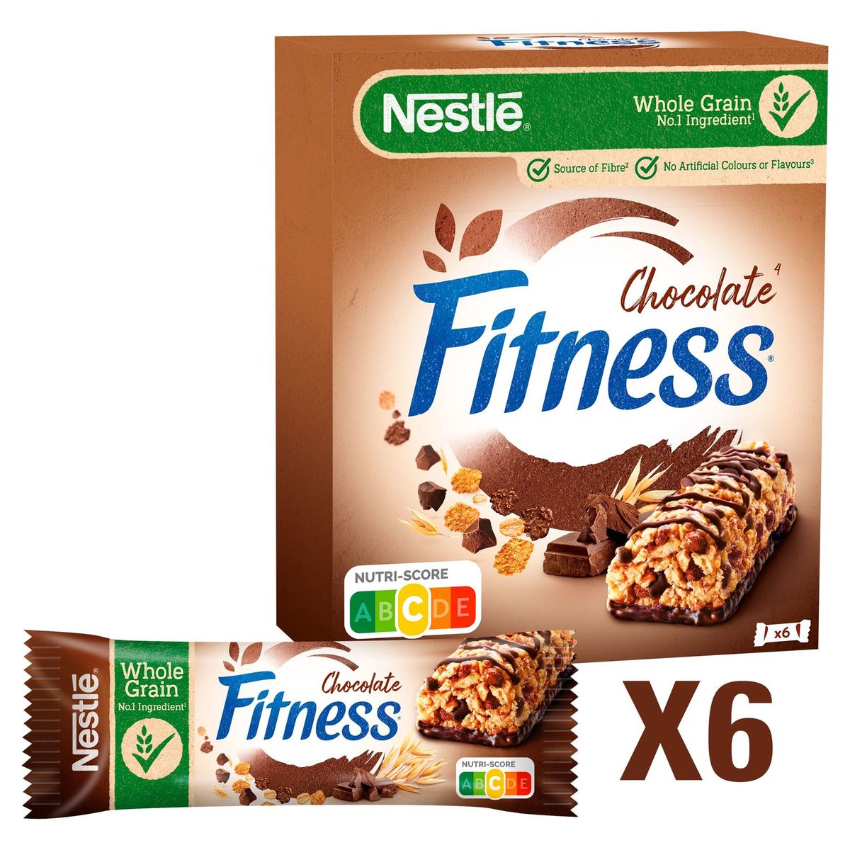 Fitness Graanrepen Chocolade 6 x 23.5g