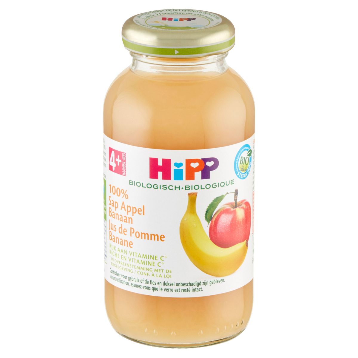 HiPP Biologique 100% Jus de Pomme Banane 4+ Mois 0.2 L