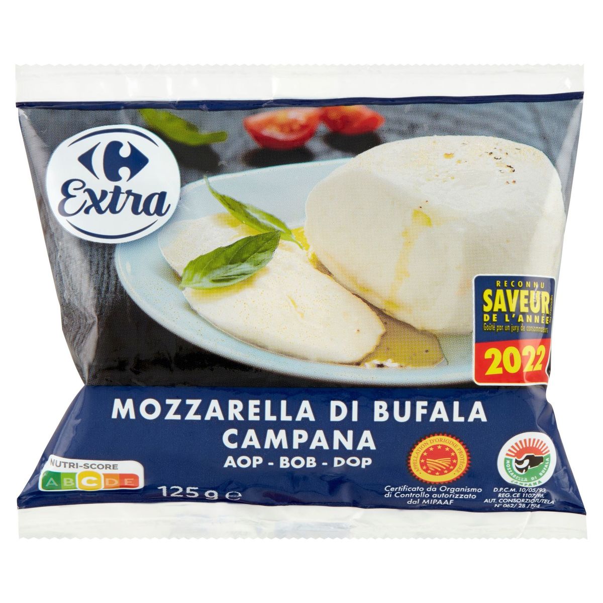Carrefour Mozzarella di Bufala Campana BOB 125 g