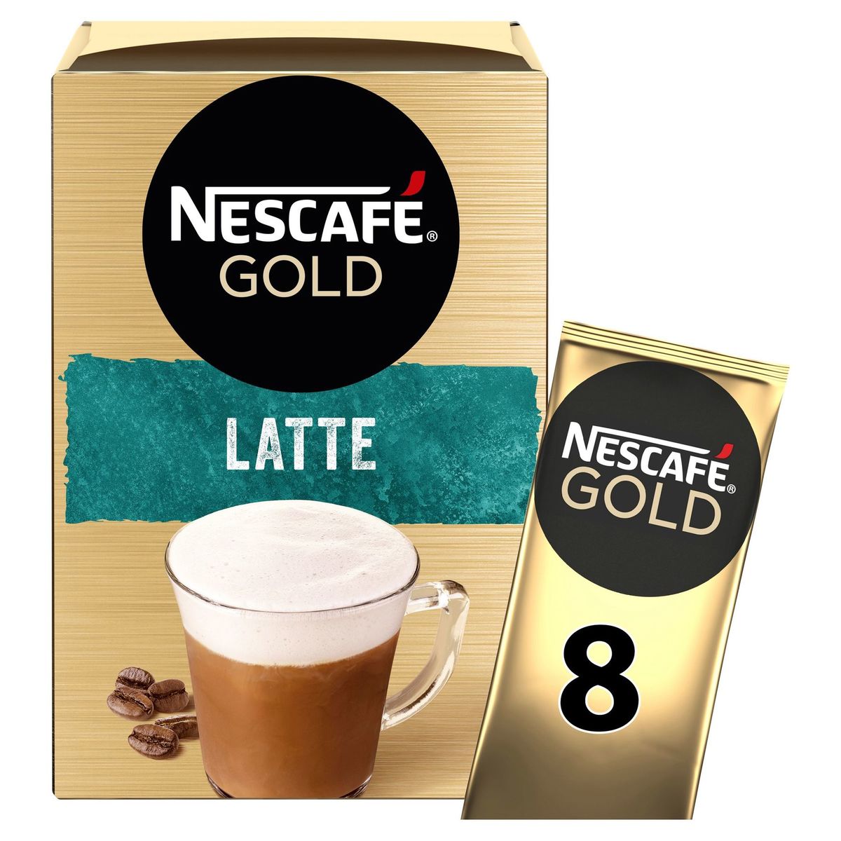 Nescafé Gold Koffie Latte Zakjes 144 g