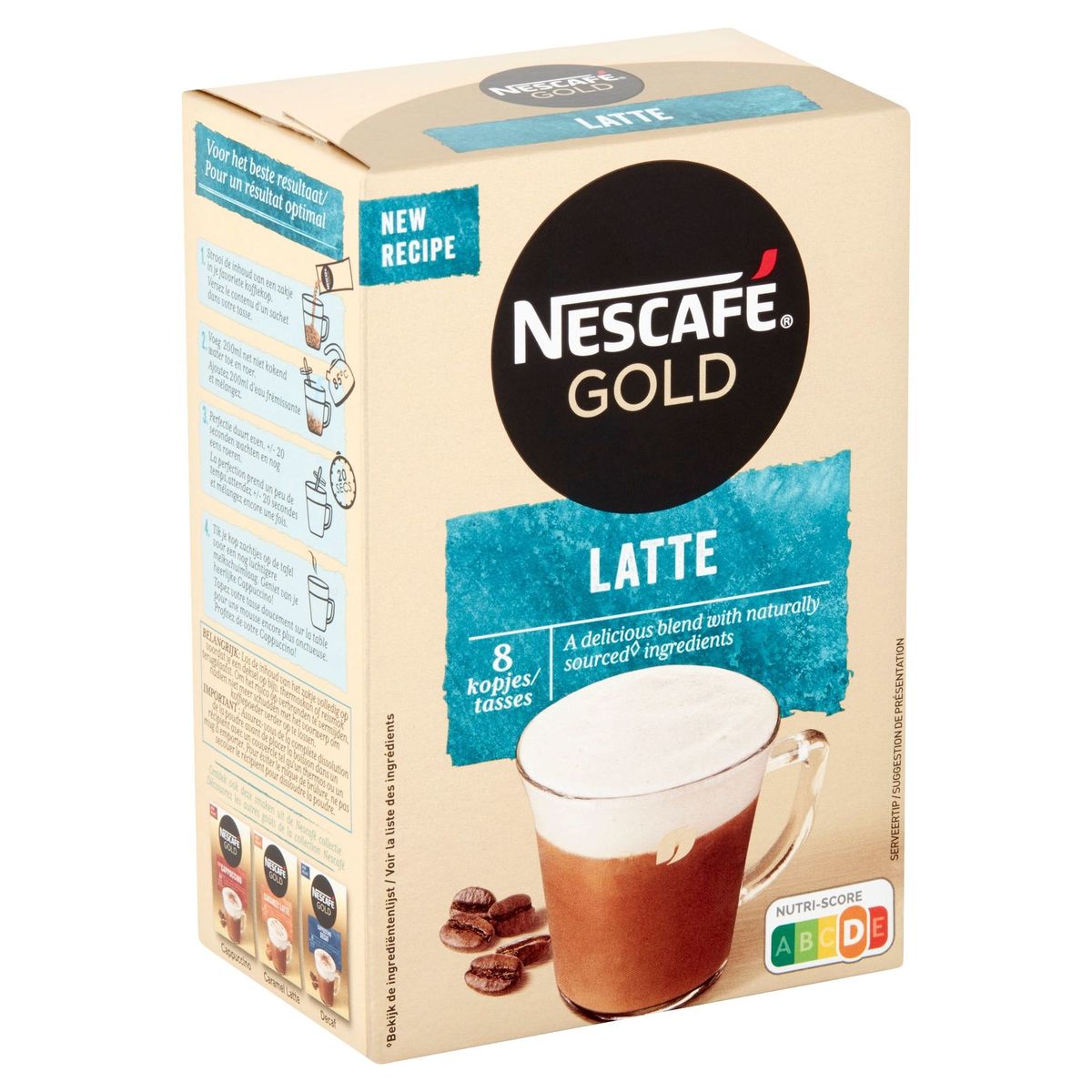 Nescafé Gold Koffie Latte Zakjes 144 g