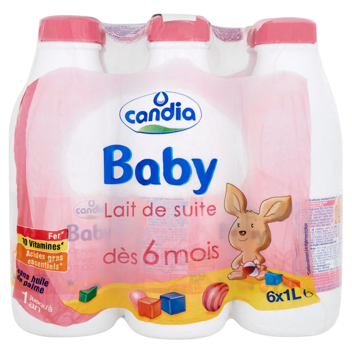 Candia Baby Opvolgmelk vanaf 6 maanden 6 x 1 L