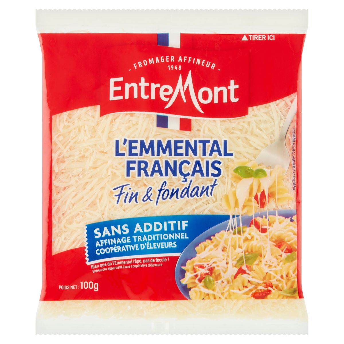 Entremont l'Emmental Français Fin & Fondant 100 g
