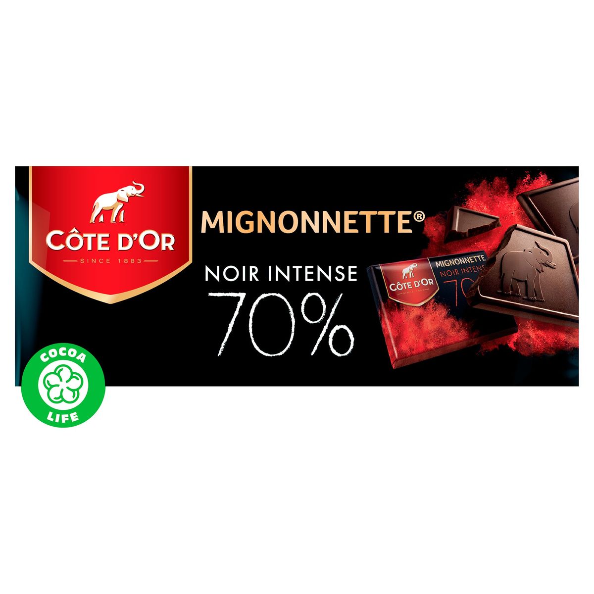 Côte d'Or Mignonnettes Pralines Bonbons Chocolat Noir Intense 70% 180g