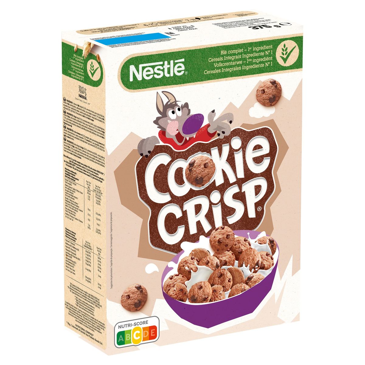 Cookie Crisp Céréales Saveur Biscuits et Chocolat 375g