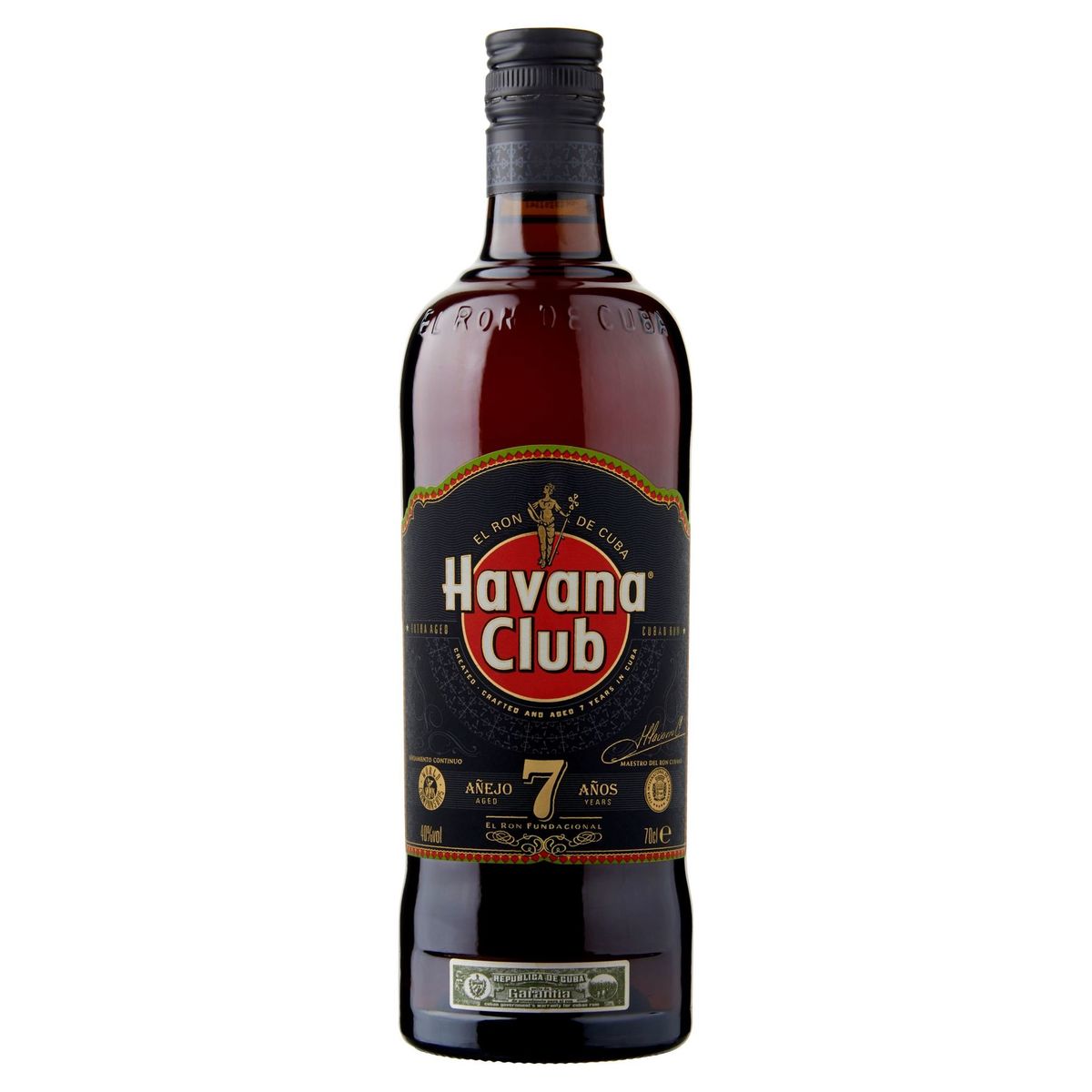 Havana Club 7 Year Old Dark Rum Cuba 70 cl | Carrefour Site