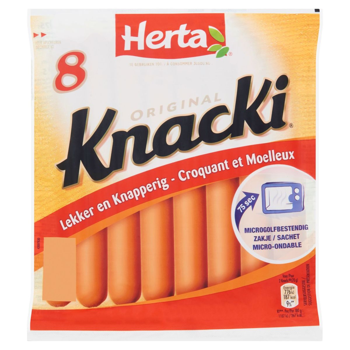 Herta Knacki Original 8 Pièces 280 g
