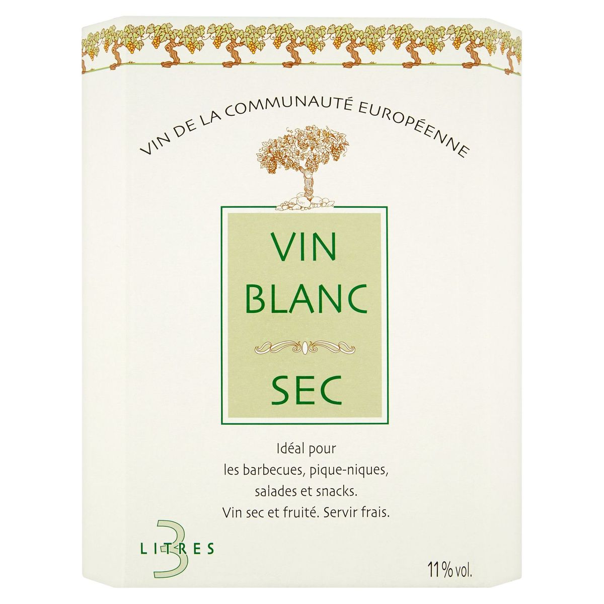 Vin Blanc sec 3 L