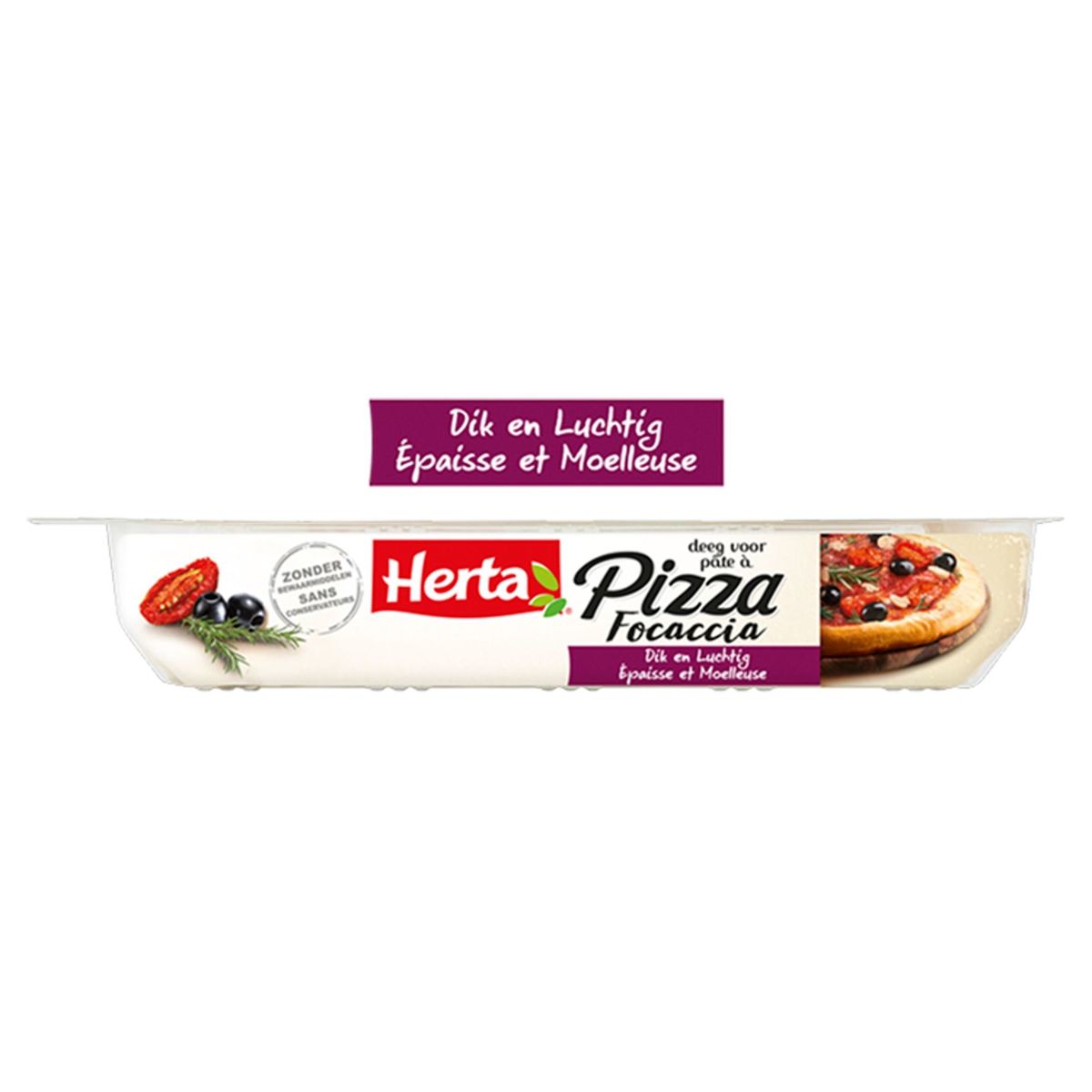 HERTA Pizzadeeg Dik 375 g