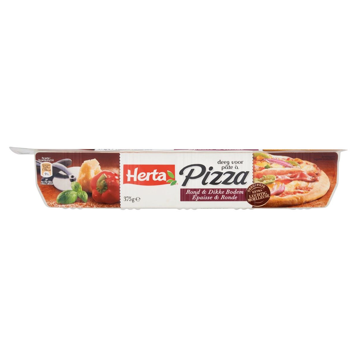 HERTA Pizzadeeg Dik 375 g