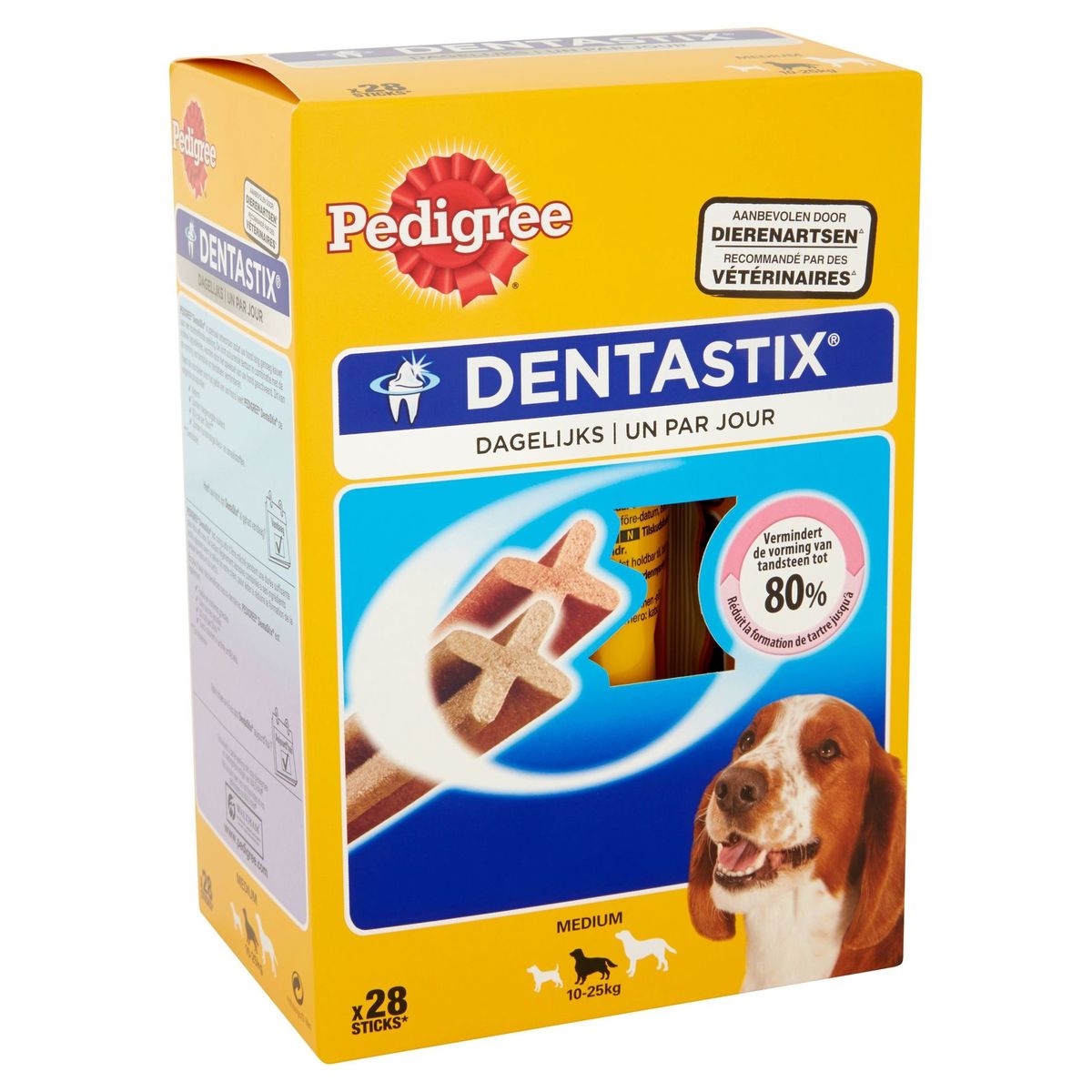 Pedigree DentaStix Snack Chien Medium 10-25 kg, 28 Sticks, 720 g