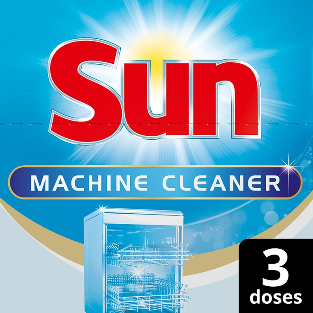Sun Machinereiniger Vaatwasser Regular ontvet en ontkalkt 3x40g