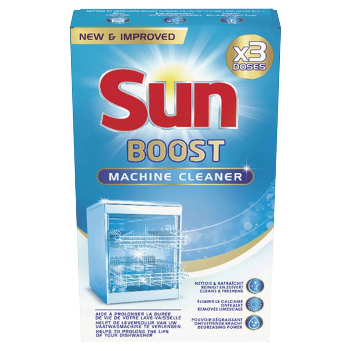 Sun Classic Machinereiniger Vaatwasser Regular 3 x 40 g