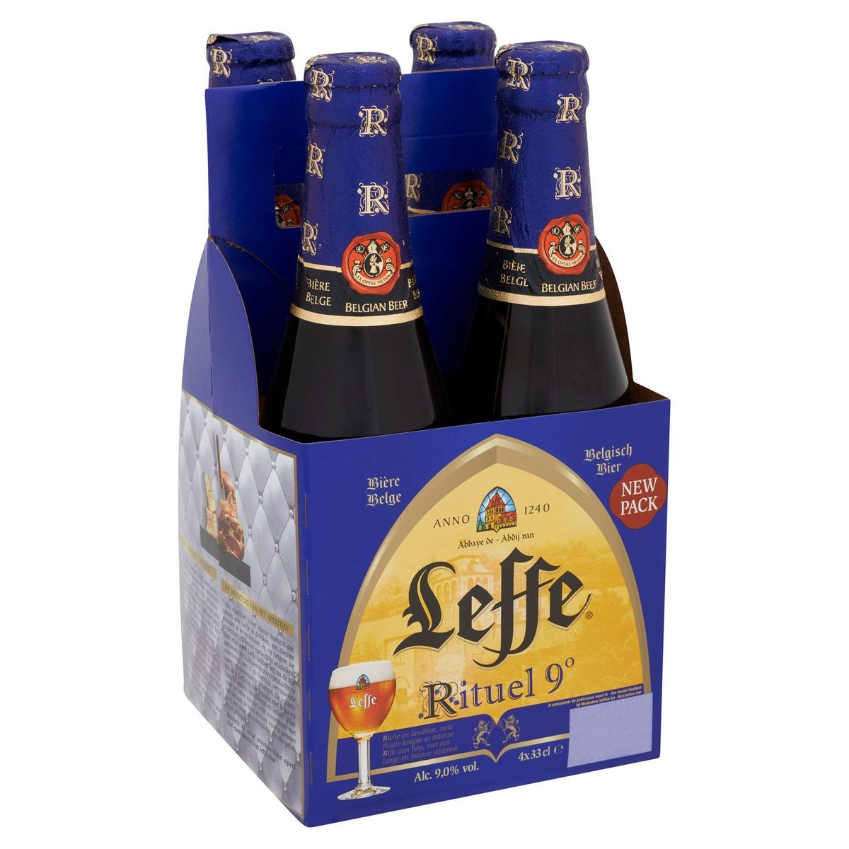 Leffe Rituel 9° Belgisch Bier Flessen 4 x 33 cl