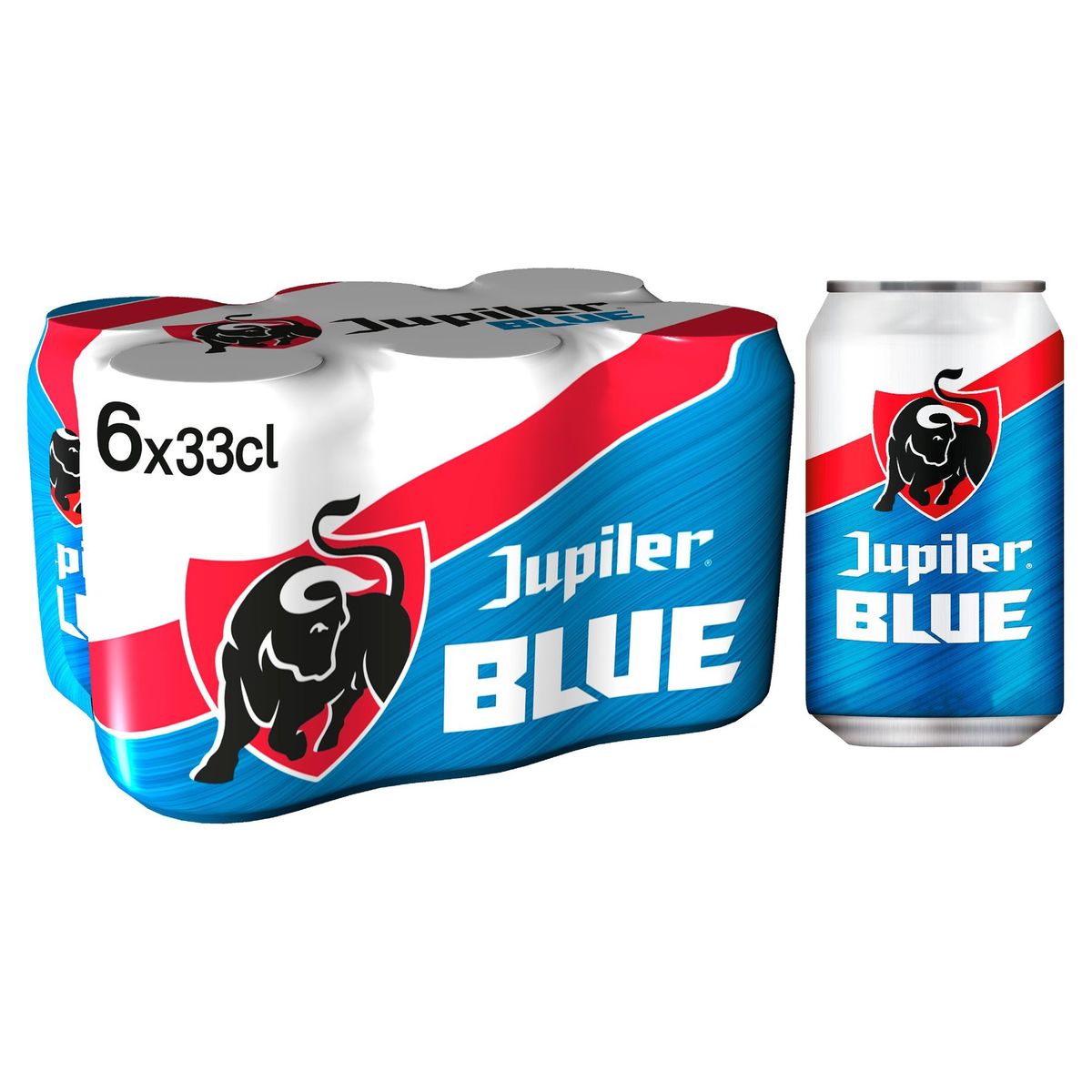 Jupiler Blue Blond Bier Blikken 6 x 33 cl