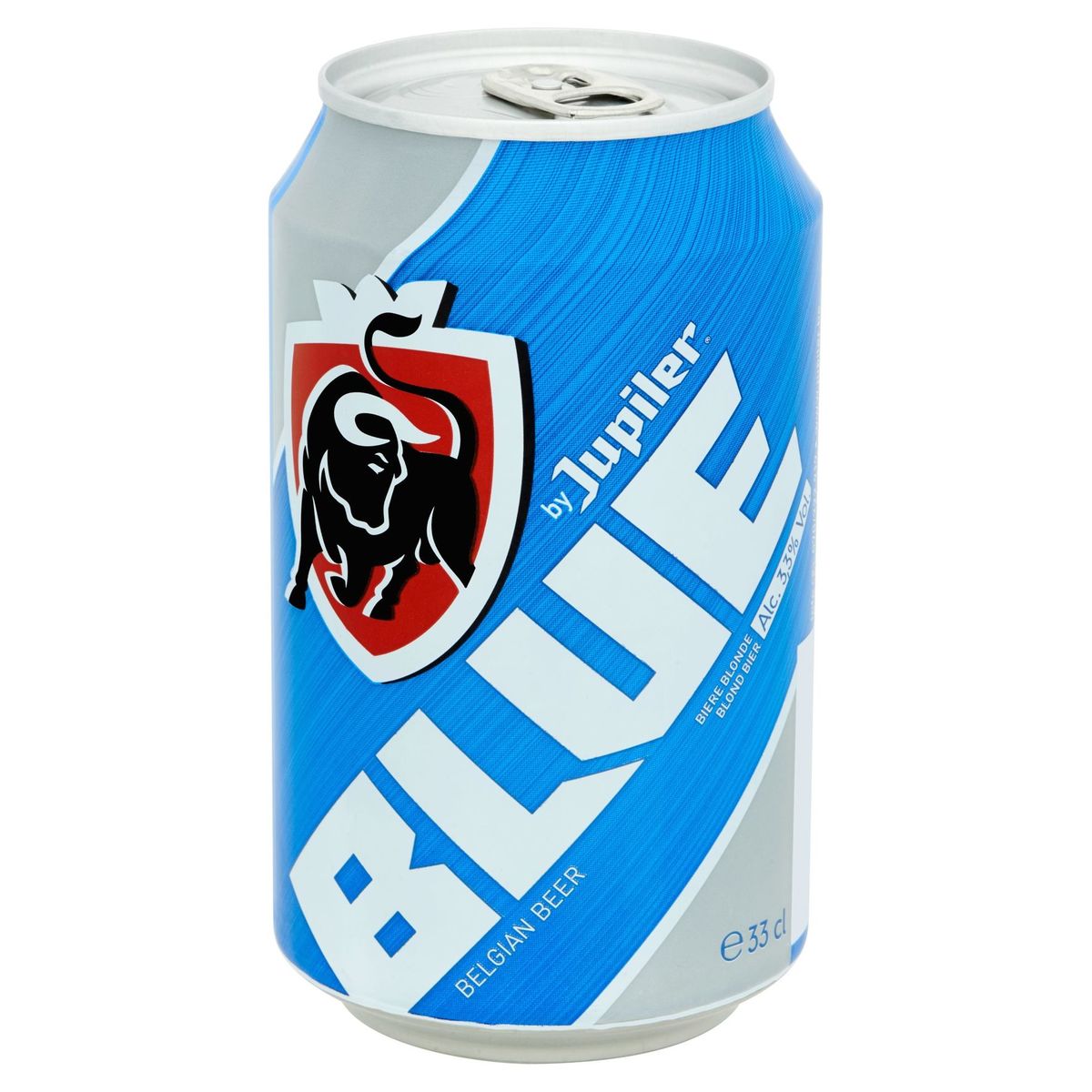 Jupiler Blue Blond Bier Blik 33 cl