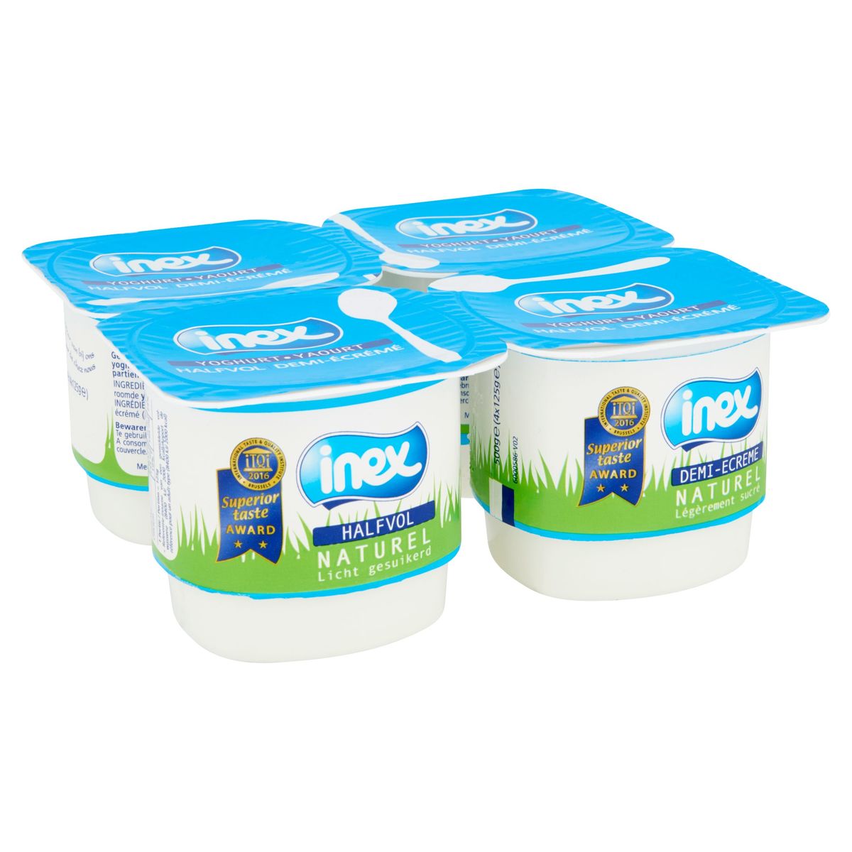 Inex Yoghurt Halfvol Naturel 4 x 125