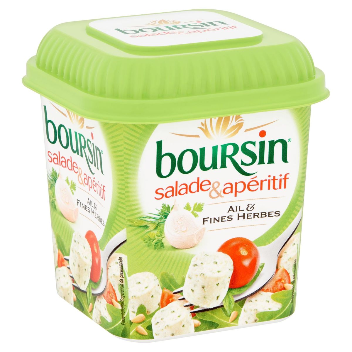 Boursin Fromage frais Salade & Apéritif Ail & Fines Herbes 120 g