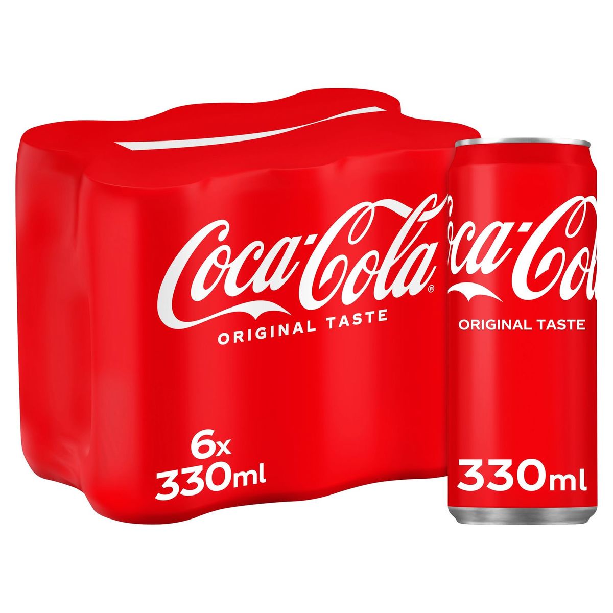 Coca-Cola Coke Soft drink Blik 6 x 330 ml