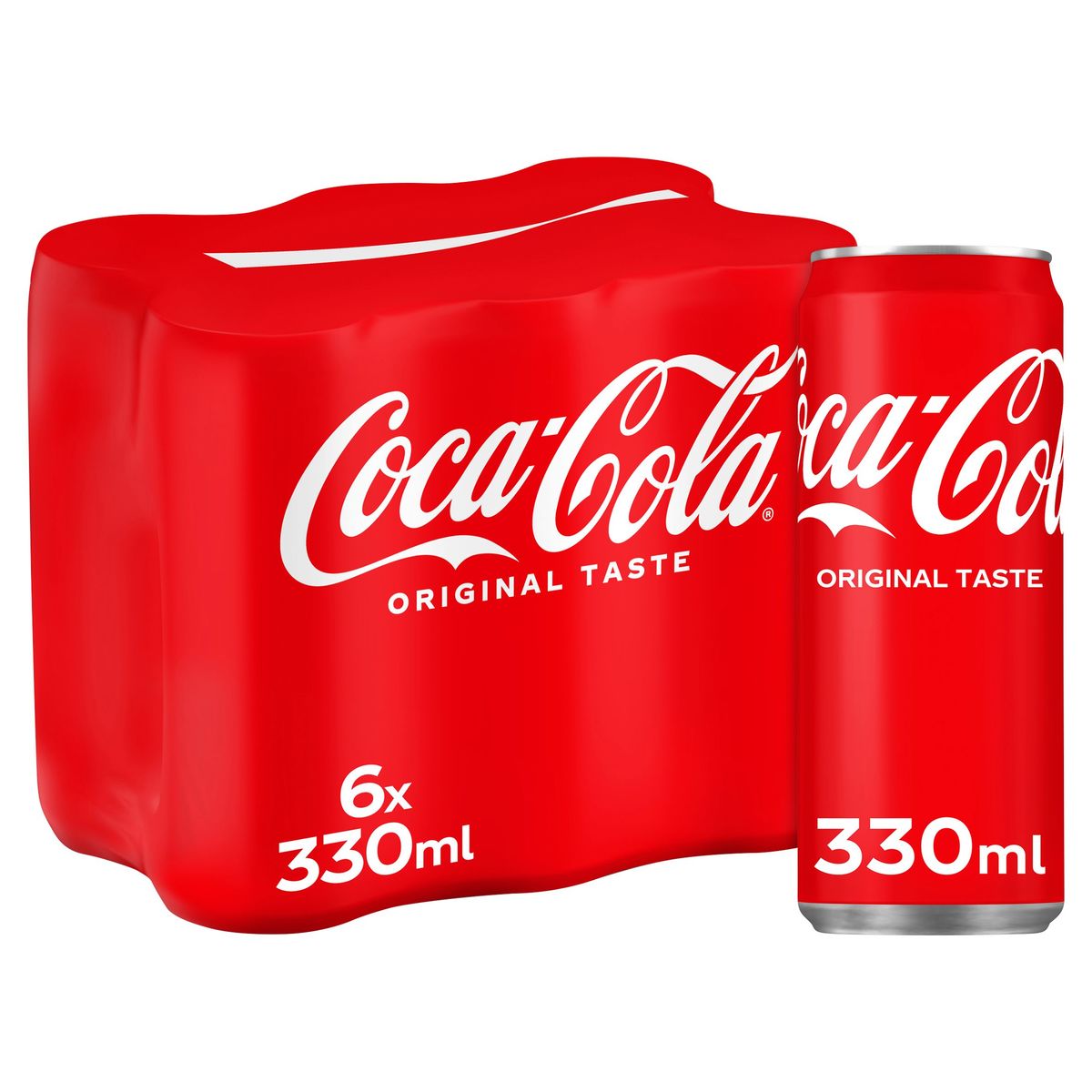 Coca-Cola Coke Soft drink Canette 6 x 330 ml